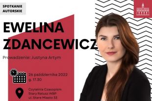 WBP zaprasza na spotkanie autorskie z Eweliną Zdancewicz