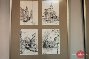 Rysunki z Olsztynem w tle