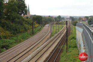 Szlifowanie szyn między Działdowem a Olsztynem