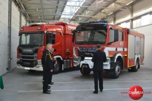 Olsztyńscy strażacy otrzymali nowe wozy