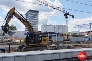 Postępują prace modernizacyjne na olsztyńskim dworcu 