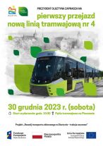Miasto zaprasza olsztynian na pierwszy przejazd nową linią tramwajową już w sobotę