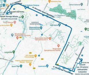 W sobotę nastąpią zmiany w komunikacji miejskiej w związku z procesją