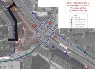 Od piątku kolejne zmiany w organizacji ruchu w związku z inwestycją tramwajową