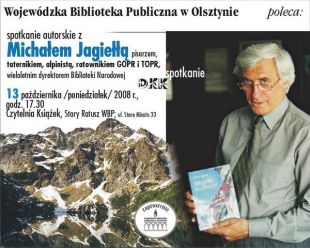 Spotkanie autorskie z Michałem Jagiełłą
