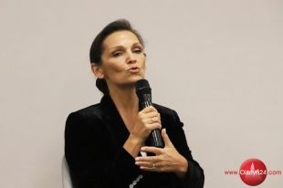 Olga Bończyk gościła w Wojewódzkiej Bibliotece Publicznej w Olsztynie