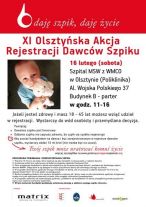 Akcja rejestracji dawców szpiku odbędzie się w sobotę w „Poliklinice”