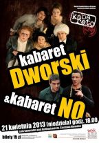 Kabaret Dworski i Kabaret NO wystąpią w niedzielę