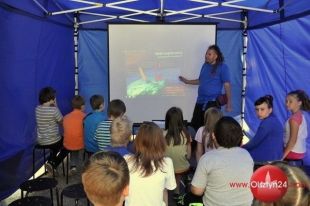 Festyn ekologiczny i „Kino bez prądu” zawitało do SP1