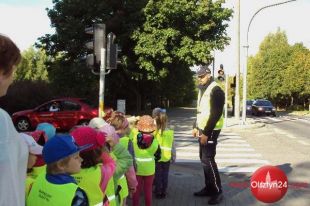 Olsztyńscy policjanci rozpoczęli akcję „Bezpieczna droga do szkoły”