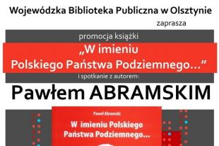 WBP zaprasza na spotkanie z Pawłem Abramskim