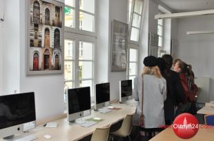 Wystawę „Kamienice olsztyńskie” studentów UWM prezentuje WBP w Starym Ratuszu