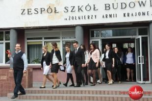 Uroczyste pożegnanie tegorocznych maturzystów w Zespole Szkół Budowlanych