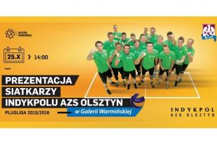 Prezentacja siatkarzy AZS Olsztyn w Galerii Warmińskiej 