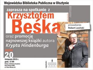 WBP zaprasza na spotkanie z Krzysztofem Beśką