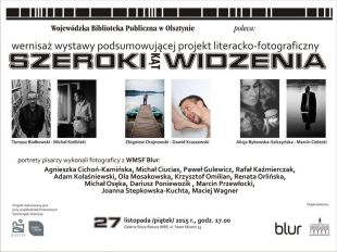WBP i Blur zapraszają na podsumowanie projektu i wystawę „Szeroki kąt widzenia” 