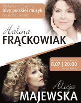 Diwy polskiej estrady na jednej scenie. Koncert Haliny Frąckowiak i Alicji Majewskiej już w piątek