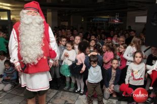 Św. Mikołaj spotkał się z uczestnikami konkursu plastycznego