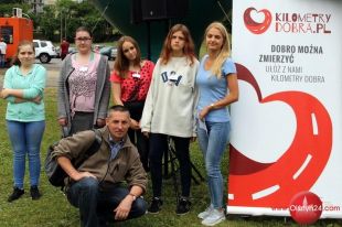 Gimnazjaliści wzięli udział w akcji „Kilometry Dobra”