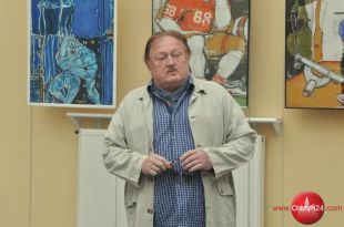 Wiesław Stefan Fiszbach prezentuje swoje prace w Starym Ratuszu WBP