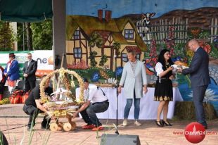 Słoneczne dożynki w Biskupcu