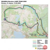 Skandia Maraton Lang Team w Olsztynie 
