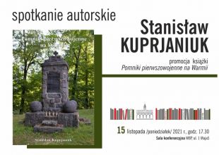 WBP zaprasza na spotkanie ze Stanisławem Kuprjaniukiem