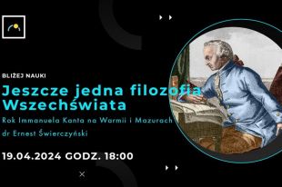 „Jeszcze jedna filozofia Wszechświata” Immanuela Kanta