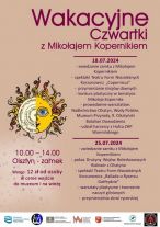 „Wakacyjne Czwartki z Mikołajem Kopernikiem” ruszają już jutro