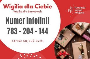 Fundacja Wolne Miejsce zaprasza do współorganizacji Wigilii dla Samotnych
