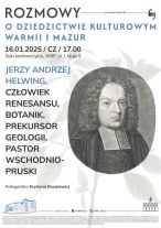 WBP zaprasza do Rozmów o Dziedzictwie Kulturowym Warmii i Mazur