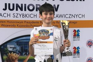 Maciej Branecki wicemistrzem Polski juniorów w szachach