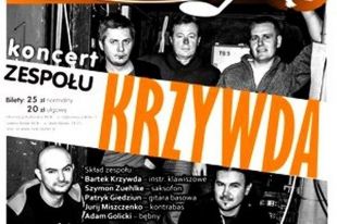 Zespół Krzywda wystąpi w piątek na Muzycznych Inhalacjach