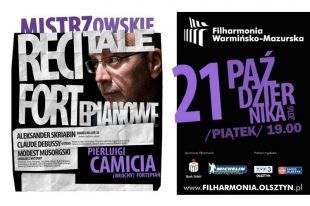 Mistrzowski Recital Fortepianowy w piątek w olsztyńskiej filharmonii