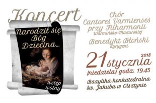 Chór Cantores Varmienses zaśpiewa kolędy w bazylice św. Jakuba