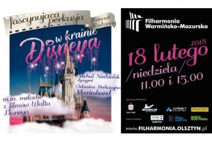 W niedzielę w filharmonii koncerty rodzinne z muzyką Disneya