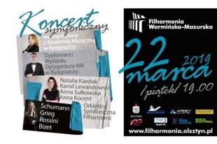 Dyplomanci Akademii Muzycznej w Bydgoszczy poprowadzą koncert symfoniczny w Olsztynie