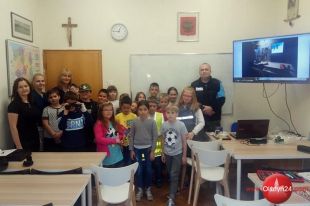 Funkcjonariusze Straży Granicznej podczas misji spotkali się ze swoimi rodakami