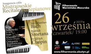Mistrzowskie Recitale Fortepianowe rozpoczynają kolejny sezon koncertów w olsztyńskiej filharmonii
