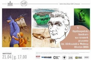 Wernisaż wystawy V Konkursu na Rysunek Prasowy im. Aleksandra Wołosa w piątek w Galerii Stary Ratusz