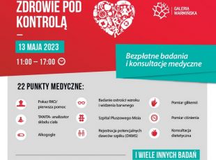 „Zdrowie pod Kontrolą” po raz kolejny w Galerii Warmińskiej