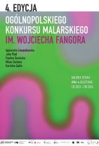 Wystawa laureatów 4. edycji Konkursu Malarskiego im. Wojciecha Fangora od piątku w BWA