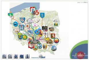 Pielgrzymka Warmińska na Wirtualnej Mapie Pielgrzymek