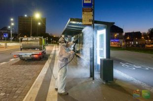 Dezynfekcja olsztyńskich przystanków zostanie przeprowadzona jutrzejszej nocy