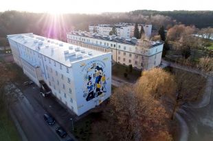 W Kortowie powstał mural z okazji 550. rocznicy urodzin Mikołaja Kopernika