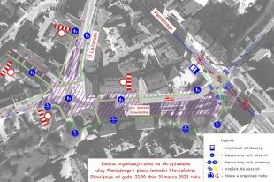 Zmienią organizację ruchu w rejonie Wysokiej Bramy