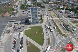 Nowe miejsce parkowania busów przy dworcu w Olsztynie
