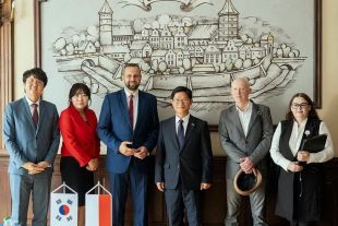 Wizyta delegacji z Korei Południowej w olsztyńskim ratuszu
