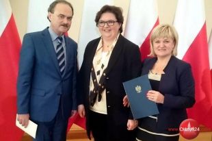 Nagrodzona przez ministra rodziny