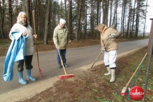 Wspólnie posprzątali Wójtowo
